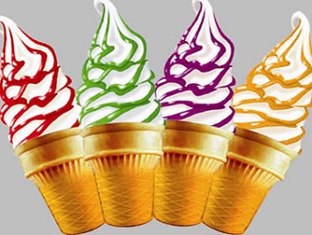 三色冰淇淋效果图